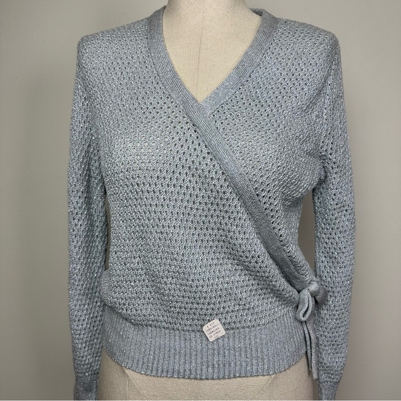 Vintage Metallic Knit Sweater - Picture 1 of 12